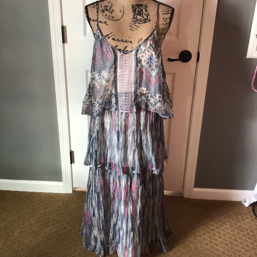 Anthropologie layered summer dress